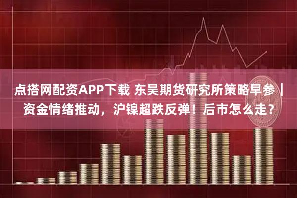 点搭网配资APP下载 东吴期货研究所策略早参｜资金情绪推动，沪镍超跌反弹！后市怎么走？