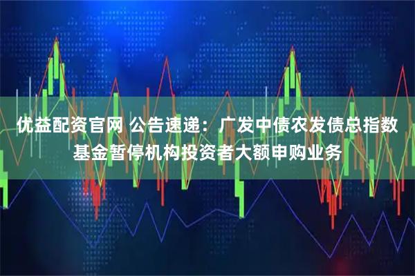 优益配资官网 公告速递：广发中债农发债总指数基金暂停机构投资者大额申购业务