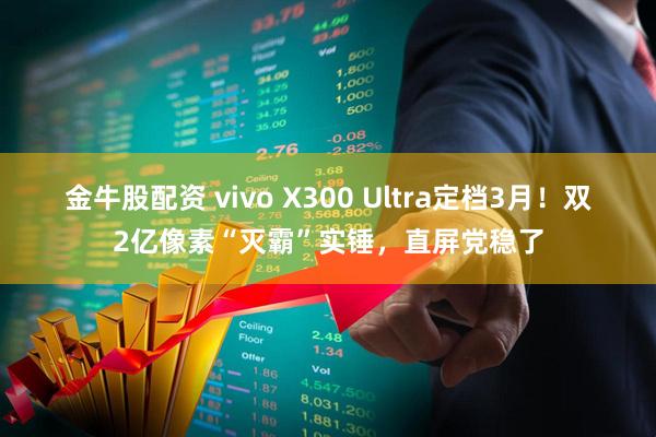 金牛股配资 vivo X300 Ultra定档3月！双2亿像素“灭霸”实锤，直屏党稳了